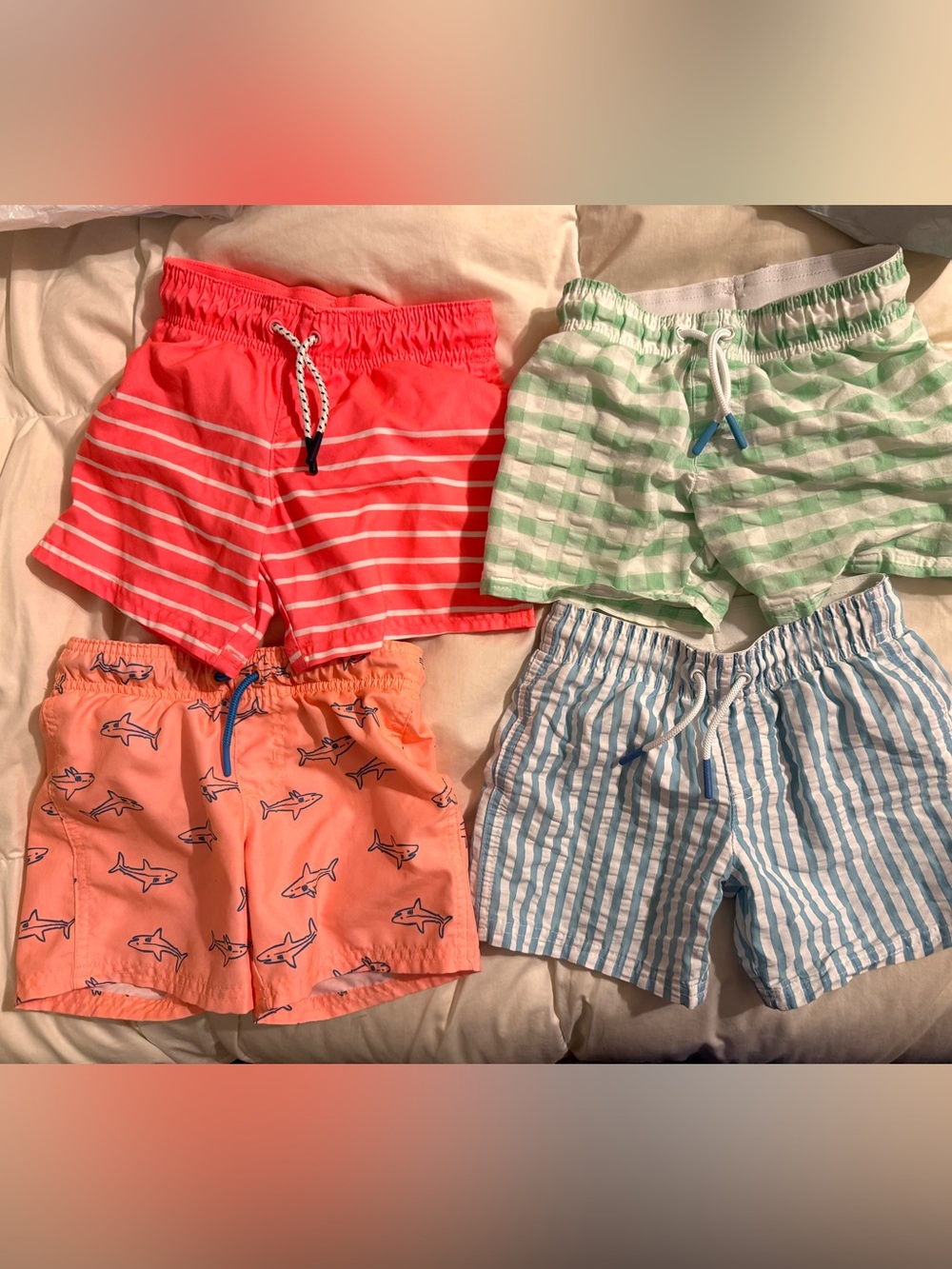 Cat & Jack swim trunk lot 4T
